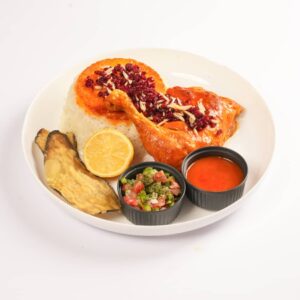 زرشک پلو با مرغ (غذای روز)